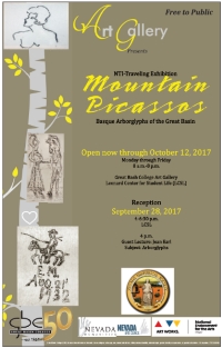 Mountain Picassos exhibit poster